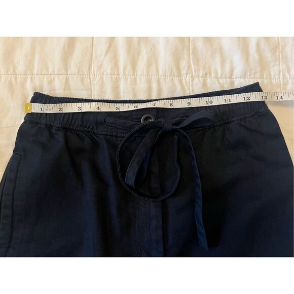 COS Navy Tapered Drawstring Pants – Adjustable Crop Style - Picture 10 of 12